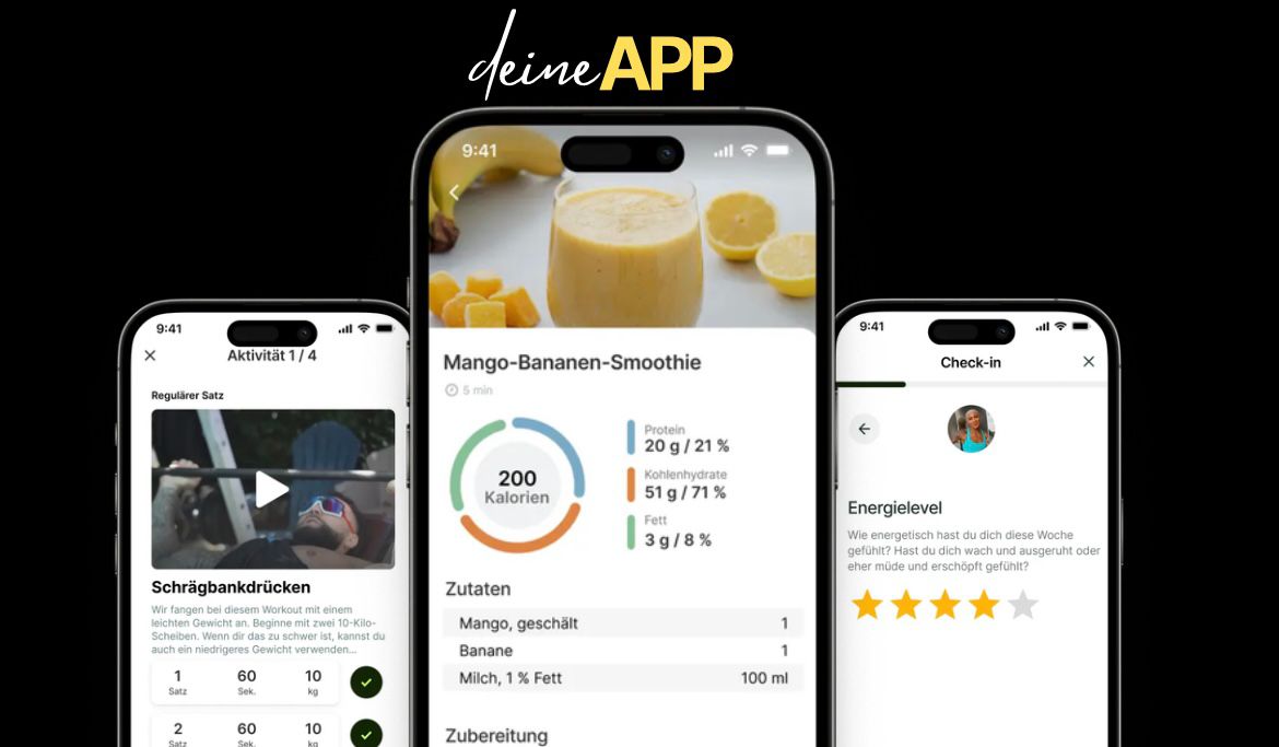 Bodyelevate App – Workouts, Ernährung und Check-ins